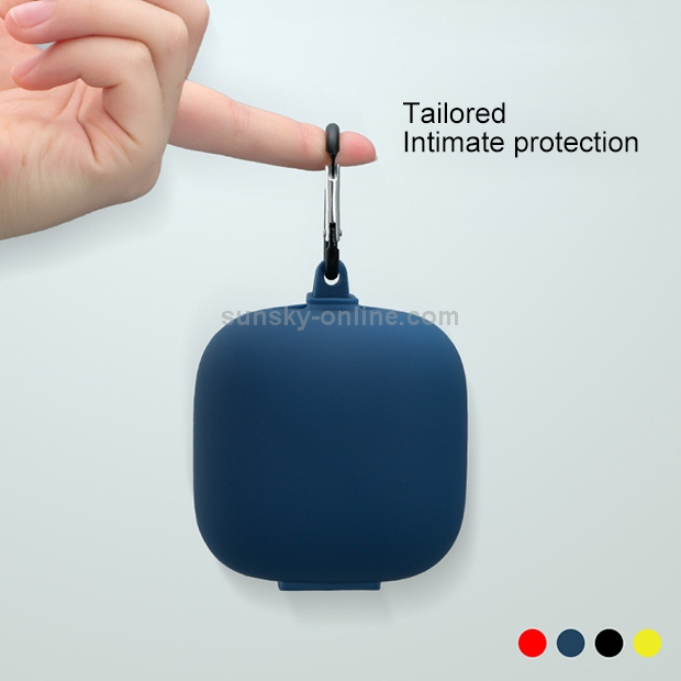 Solid Color Silicone Wireless Bluetooth Earphone Protective Case for Beats Powerbeats Pro(Dark Blue) Solid Color Silicone Wireless Bluetooth Earphone Protective Case for Beats Powerbeats Pro(Dark Blue)