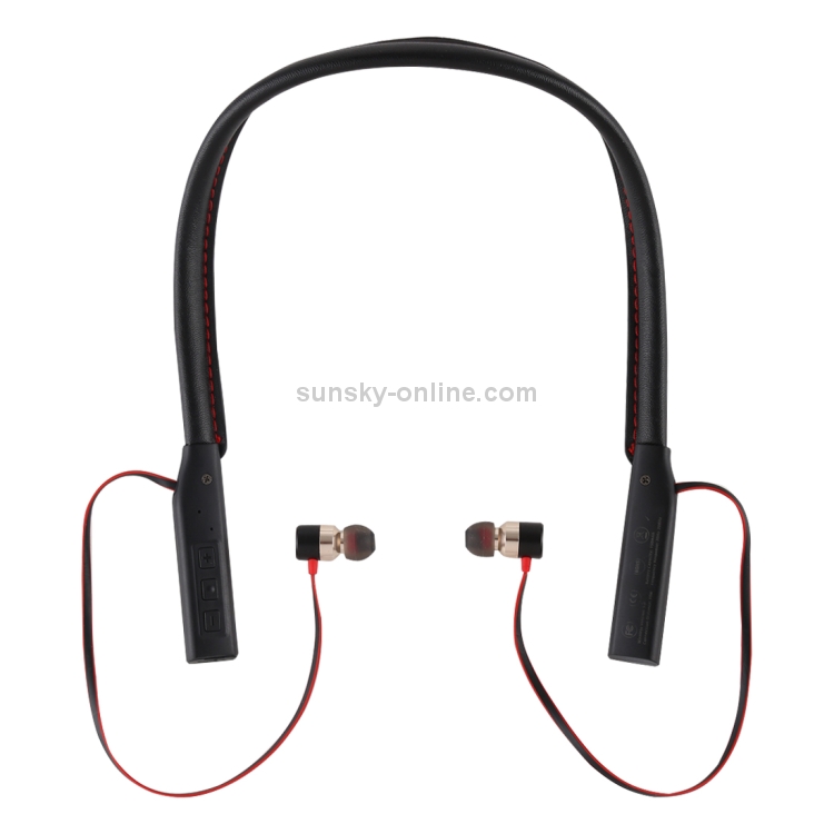 Neck-mounted Magnetic Adsorption Bluetooth Earphone, Support Call & Micro USB Charging, Packing Box Packaging Version(Black) Neck-mounted Magnetic Adsorption Bluetooth Earphone, Support Call & Micro USB Charging, Packing Box Packaging Version(Black)