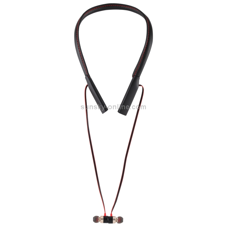 Neck-mounted Magnetic Adsorption Bluetooth Earphone, Support Call & Micro USB Charging, Packing Box Packaging Version(Black) Neck-mounted Magnetic Adsorption Bluetooth Earphone, Support Call & Micro USB Charging, Packing Box Packaging Version(Black)