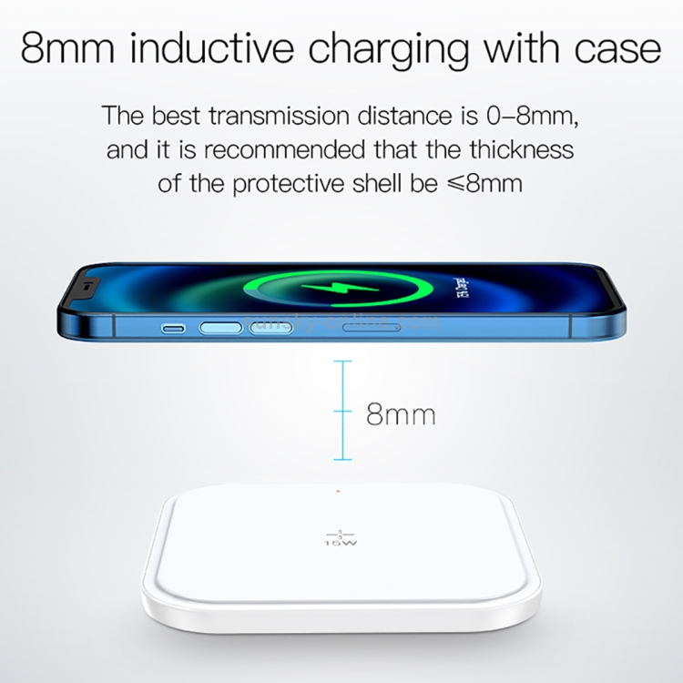 TOTU CACW-024 Athena Series 15W Ultra-thin Wireless Fast Charger For iPhone 12 Series (White) TOTU CACW-024 Athena Series 15W Ultra-thin Wireless Fast Charger For iPhone 12 Series (White)