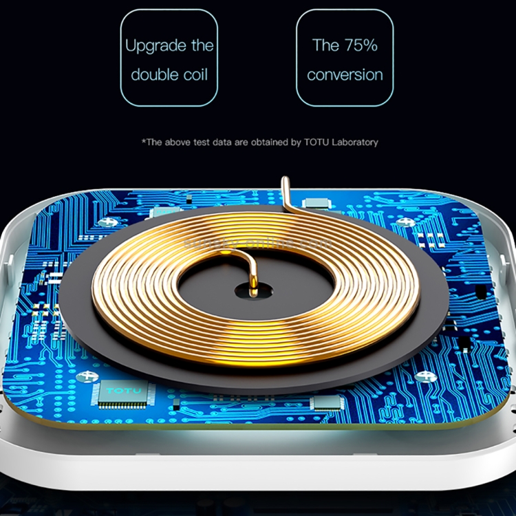 TOTU CACW-024 Athena Series 15W Ultra-thin Wireless Fast Charger For iPhone 12 Series (White) TOTU CACW-024 Athena Series 15W Ultra-thin Wireless Fast Charger For iPhone 12 Series (White)