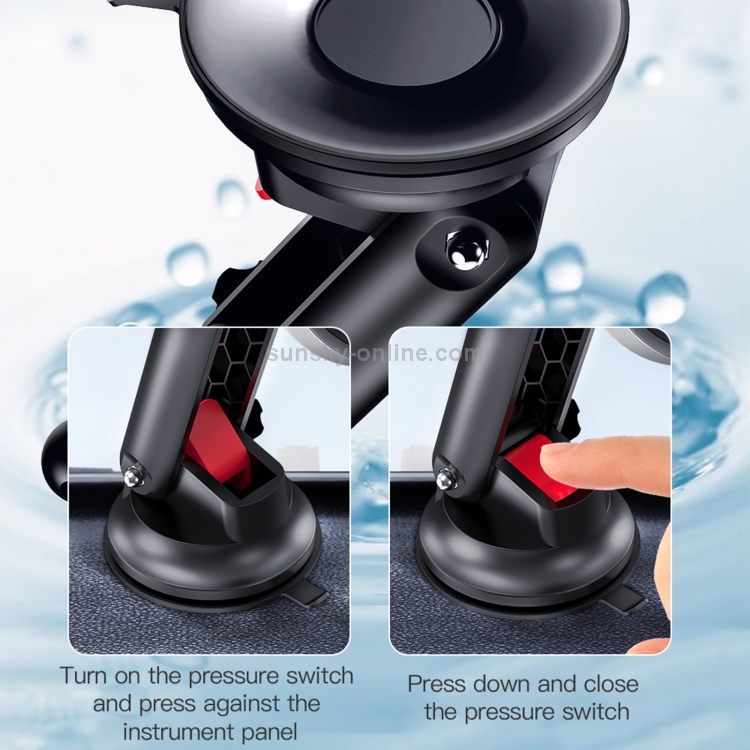 TOTU CACW-049 Rhinoceros Series Magsafe Car Air Outlet Vent Mount Clamp Holder 15W Fast Charging Qi Magnetic Wireless Charger(Black) TOTU CACW-049 Rhinoceros Series Magsafe Car Air Outlet Vent Mount Clamp Holder 15W Fast Charging Qi Magnetic Wireless Charger(Black)