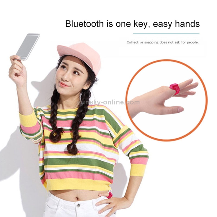 EPSK-010 Bluetooth 5.1 Phone Camera Controller Selfie Remote Control Ring(Pink) EPSK-010 Bluetooth 5.1 Phone Camera Controller Selfie Remote Control Ring(Pink)