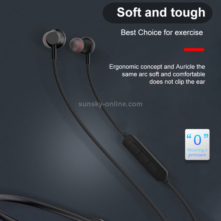 KONKA KY60 Neck-mounted Magnetic Sports Bluetooth Earphone, Support Automatic Connection(Black) KONKA KY60 Neck-mounted Magnetic Sports Bluetooth Earphone, Support Automatic Connection(Black)