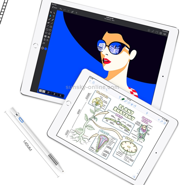 TOTUDESIGN FGCP-001 Glory Series Double-head Active Capacitive Pen Stylus Pen with Magnetic Pen Cap for All Android / IOS Capacitive Screen Devices TOTUDESIGN FGCP-001 Glory Series Double-head Active Capacitive Pen Stylus Pen with Magnetic Pen Cap for All Android / IOS Capacitive Screen Devices