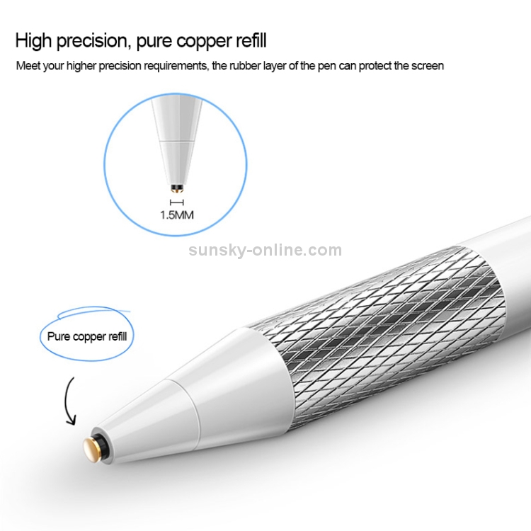TOTUDESIGN FGCP-001 Glory Series Double-head Active Capacitive Pen Stylus Pen with Magnetic Pen Cap for All Android / IOS Capacitive Screen Devices TOTUDESIGN FGCP-001 Glory Series Double-head Active Capacitive Pen Stylus Pen with Magnetic Pen Cap for All Android / IOS Capacitive Screen Devices