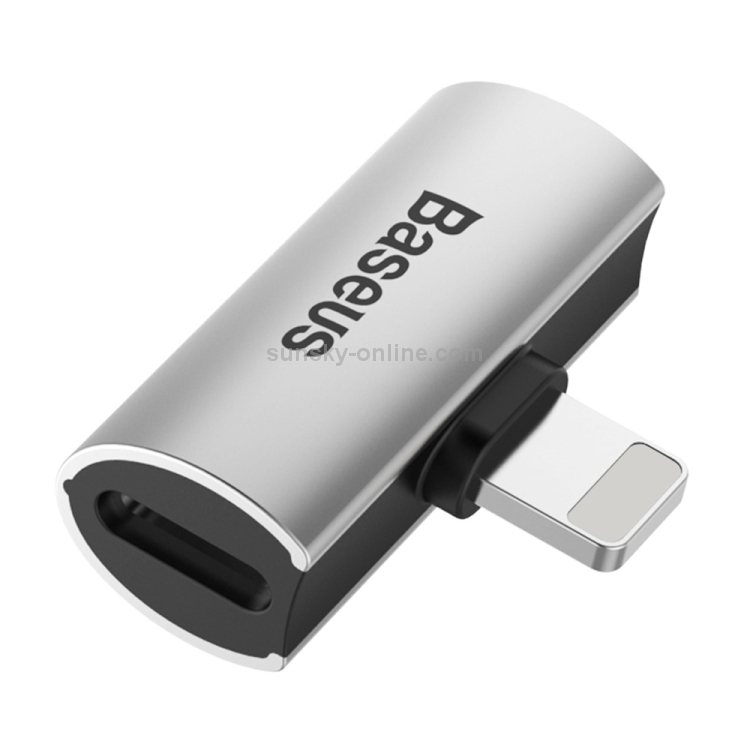 Baseus 8 Pin + 8 Pin Female to 8 Pin Male Mini Charging Audio Adapter(Silver) Baseus 8 Pin + 8 Pin Female to 8 Pin Male Mini Charging Audio Adapter(Silver)