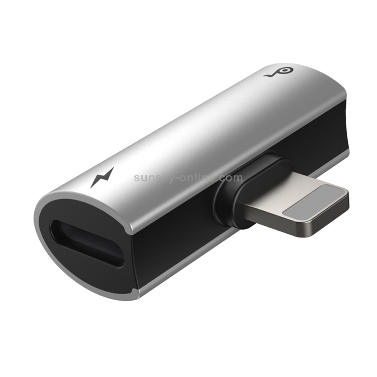 Baseus 8 Pin + 8 Pin Female to 8 Pin Male Mini Charging Audio Adapter(Silver) Baseus 8 Pin + 8 Pin Female to 8 Pin Male Mini Charging Audio Adapter(Silver)