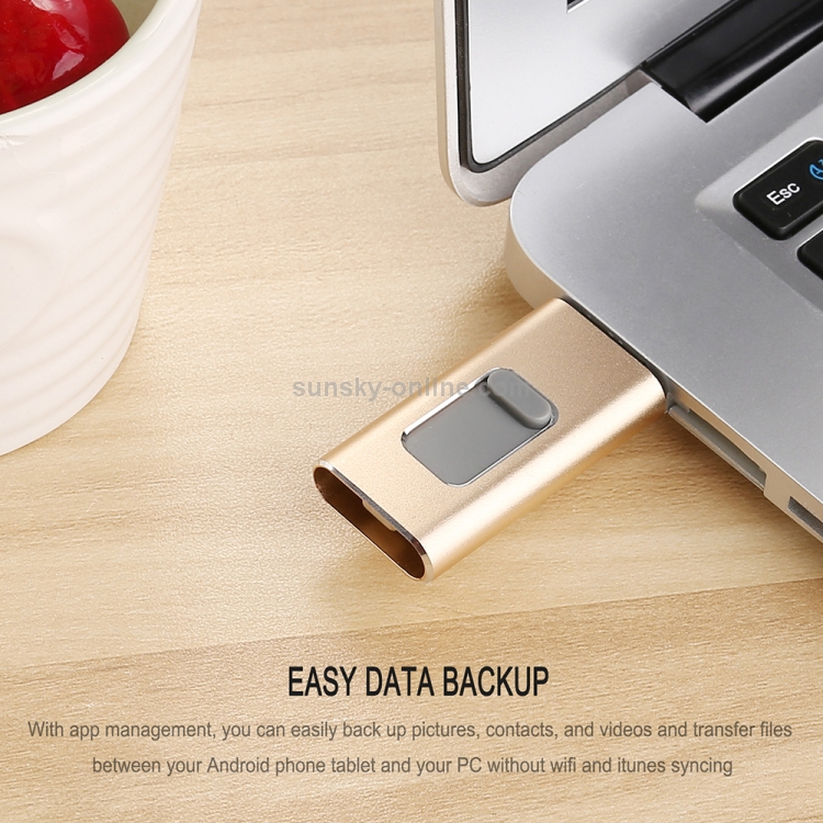 Richwell 3 in 1 128G Type-C + 8 Pin + USB 3.0 Metal Push-pull Flash Disk with OTG Function(Silver) Richwell 3 in 1 128G Type-C + 8 Pin + USB 3.0 Metal Push-pull Flash Disk with OTG Function(Silver)