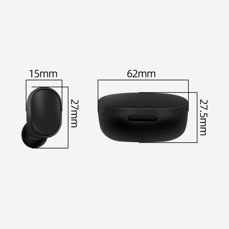 A6S IPX4 Waterproof Bluetooth 5.0 Wireless Bluetooth Earphone with Charging Box, Support for HD Calls & Siri & IOS Power Display(Black) A6S IPX4 Waterproof Bluetooth 5.0 Wireless Bluetooth Earphone with Charging Box, Support for HD Calls & Siri & IOS Power Display(Black)