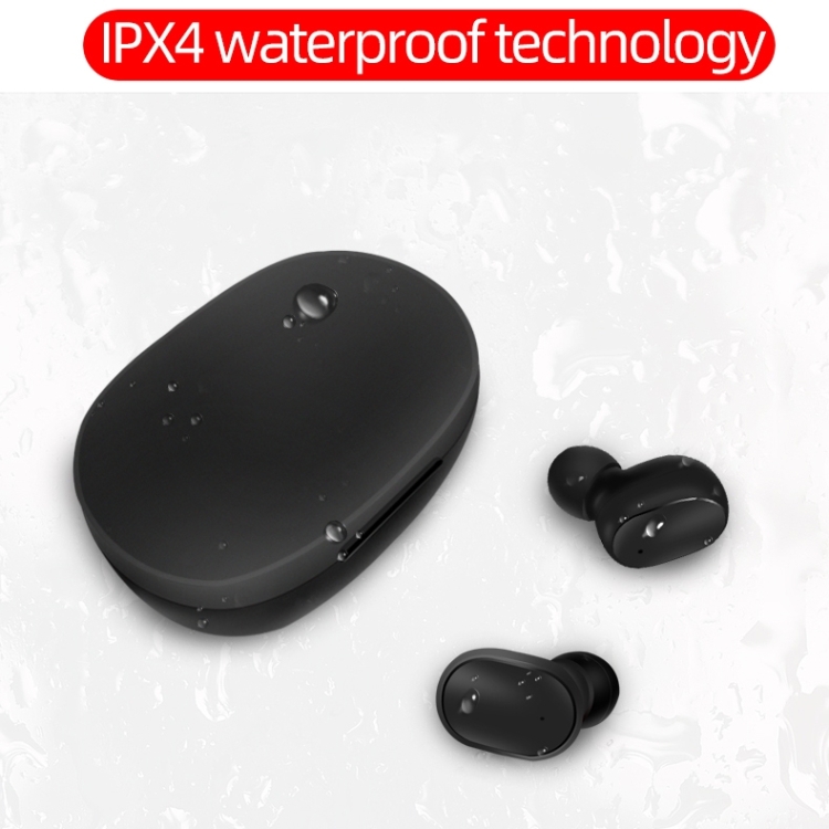A6S IPX4 Waterproof Bluetooth 5.0 Wireless Bluetooth Earphone with Charging Box, Support for HD Calls & Siri & IOS Power Display(Black) A6S IPX4 Waterproof Bluetooth 5.0 Wireless Bluetooth Earphone with Charging Box, Support for HD Calls & Siri & IOS Power Display(Black)