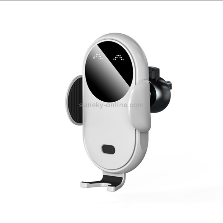 K10 15W Max Output Infrared Sensor Car Air Outlet Bracket Wireless Charger(White) K10 15W Max Output Infrared Sensor Car Air Outlet Bracket Wireless Charger(White)