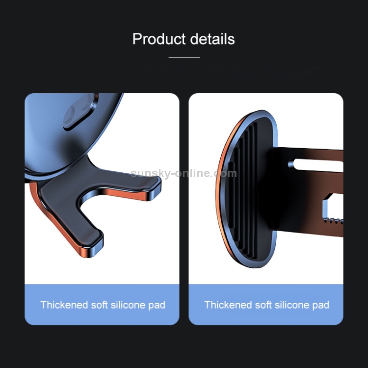 K10 15W Max Output Infrared Sensor Car Air Outlet Bracket Wireless Charger(White) K10 15W Max Output Infrared Sensor Car Air Outlet Bracket Wireless Charger(White)