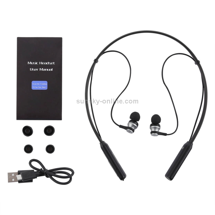 HT1 Magnetic In-Ear Wireless Bluetooth Stereo Headset(Black) HT1 Magnetic In-Ear Wireless Bluetooth Stereo Headset(Black)