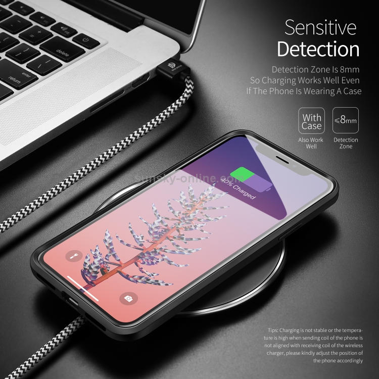 DUX DUCIS Unit 5W Max Qi Standard Wireless Charger (Black) DUX DUCIS Unit 5W Max Qi Standard Wireless Charger (Black)
