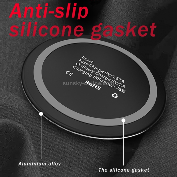 R-JUST Ultra-thin Mobile Phone Wireless Charger (Gold) R-JUST Ultra-thin Mobile Phone Wireless Charger (Gold)