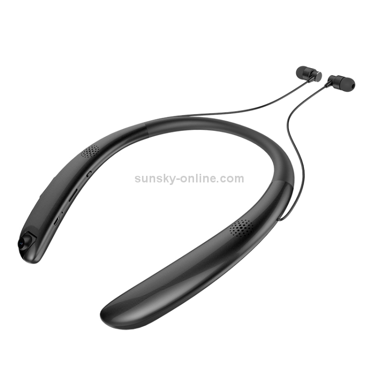 Neck Wearable Recorder Bluetooth Headset with Camera(Black) Neck Wearable Recorder Bluetooth Headset with Camera(Black)