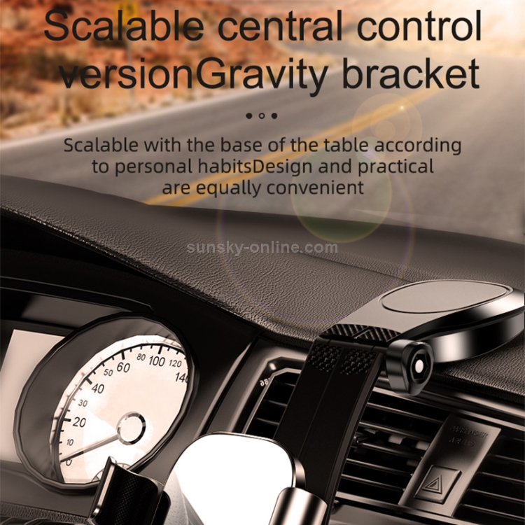 JOYROOM JR-ZS198 Guangying Series Car Dashboard Gravity Bracket(Black) JOYROOM JR-ZS198 Guangying Series Car Dashboard Gravity Bracket(Black)