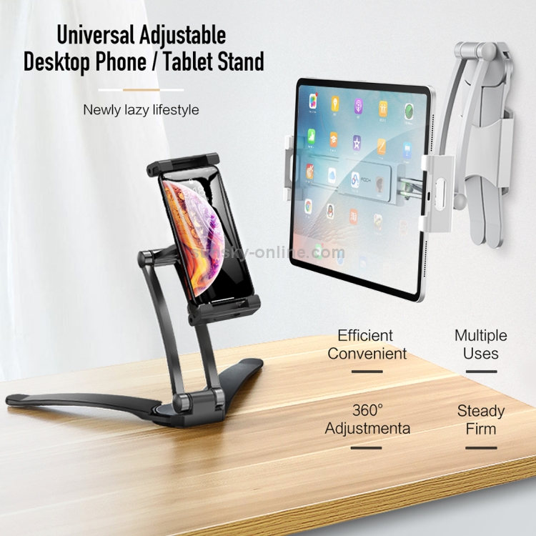 ROCK Universal Adjustable Suspensible Desktop Phone Tablet Stand(Black) ROCK Universal Adjustable Suspensible Desktop Phone Tablet Stand(Black)