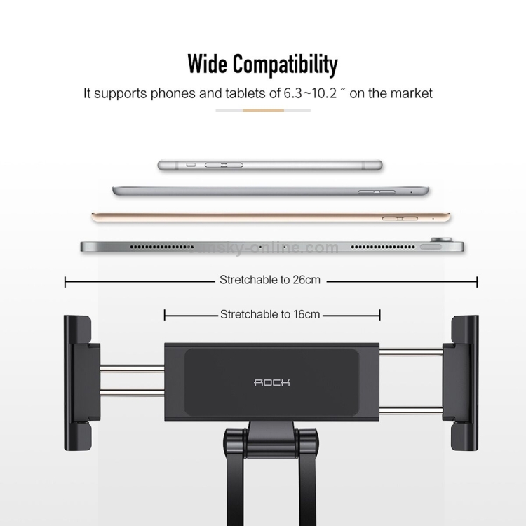 ROCK Universal Adjustable Suspensible Desktop Phone Tablet Stand(Black) ROCK Universal Adjustable Suspensible Desktop Phone Tablet Stand(Black)