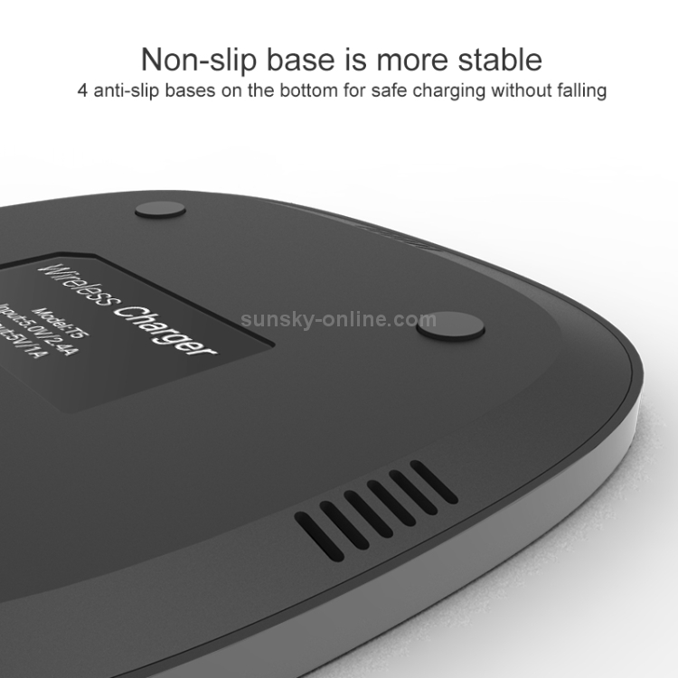 FT05 Desktop Intelligent 5W Rapid Wireless Charger Fast Chargering Pad (Black) FT05 Desktop Intelligent 5W Rapid Wireless Charger Fast Chargering Pad (Black)