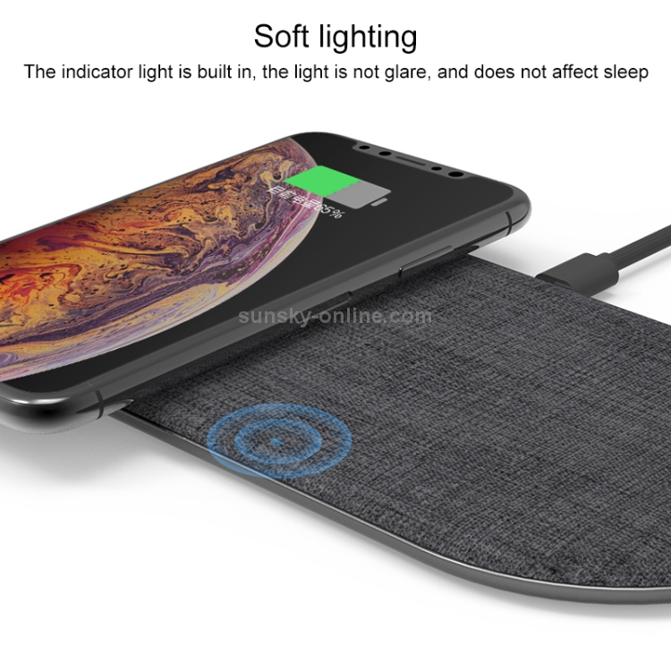 FT03-B Desktop Intelligent Rapid Wireless Charger Fast Chargering Pad ,10W+10W(White) FT03-B Desktop Intelligent Rapid Wireless Charger Fast Chargering Pad ,10W+10W(White)