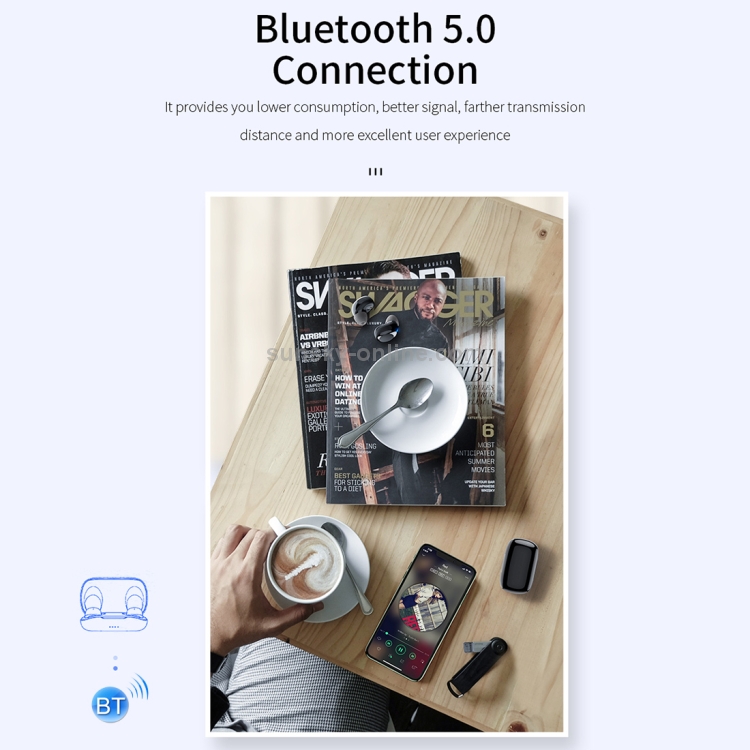 ROCK EB60 TWS Bluetooth 5.0 Mini Wireless Stereo Bluetooth Earphone(White) ROCK EB60 TWS Bluetooth 5.0 Mini Wireless Stereo Bluetooth Earphone(White)
