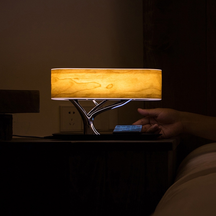 Tree Light Bluetooth Speaker Desk Lamp Phone Wireless Charger, AU Plug Tree Light Bluetooth Speaker Desk Lamp Phone Wireless Charger, AU Plug