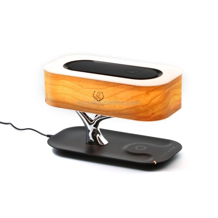 Tree Light Bluetooth Speaker Desk Lamp Phone Wireless Charger, US Plug Tree Light Bluetooth Speaker Desk Lamp Phone Wireless Charger, US Plug