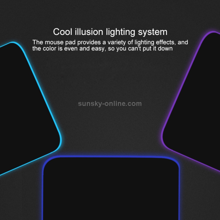 QI Standard Lighting Wireless Charger Thickening Computer Mouse Pad, Size: 79x30x0.7cm QI Standard Lighting Wireless Charger Thickening Computer Mouse Pad, Size: 79x30x0.7cm