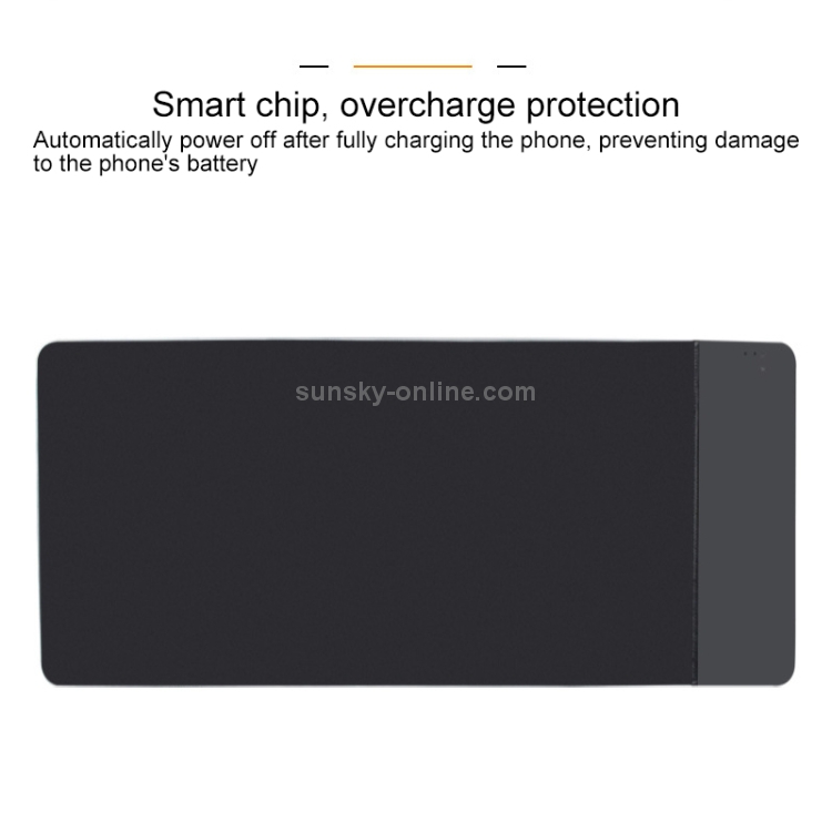 QI Standard Lighting Wireless Charger Thickening Computer Mouse Pad, Size: 79x30x0.7cm QI Standard Lighting Wireless Charger Thickening Computer Mouse Pad, Size: 79x30x0.7cm