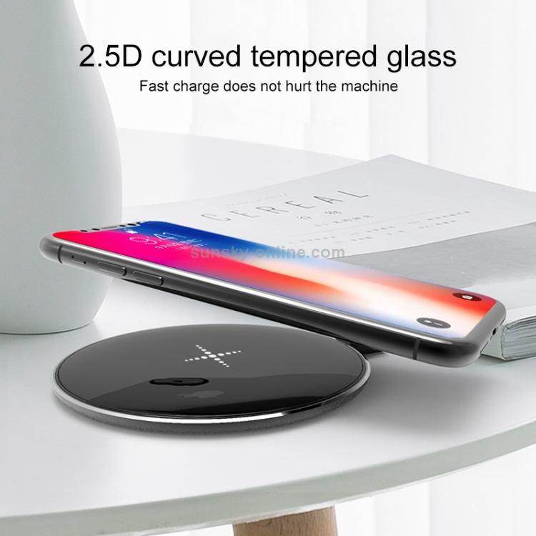 10W Desktop Intelligent Rapid Wireless Charger Fast Chargering Pad ABS & Aluminum Alloy & Packing Cloth,FT01-C(White) 10W Desktop Intelligent Rapid Wireless Charger Fast Chargering Pad ABS & Aluminum Alloy & Packing Cloth,FT01-C(White)
