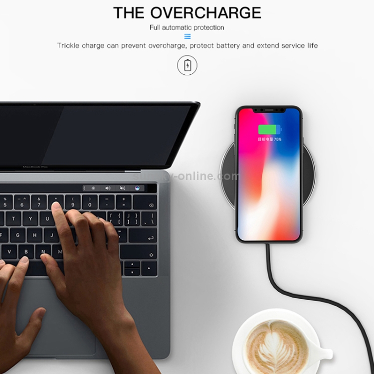 10W Desktop Intelligent Rapid Wireless Charger Fast Chargering Pad ABS & Aluminum Alloy & Packing Cloth,FT01-C(White) 10W Desktop Intelligent Rapid Wireless Charger Fast Chargering Pad ABS & Aluminum Alloy & Packing Cloth,FT01-C(White)