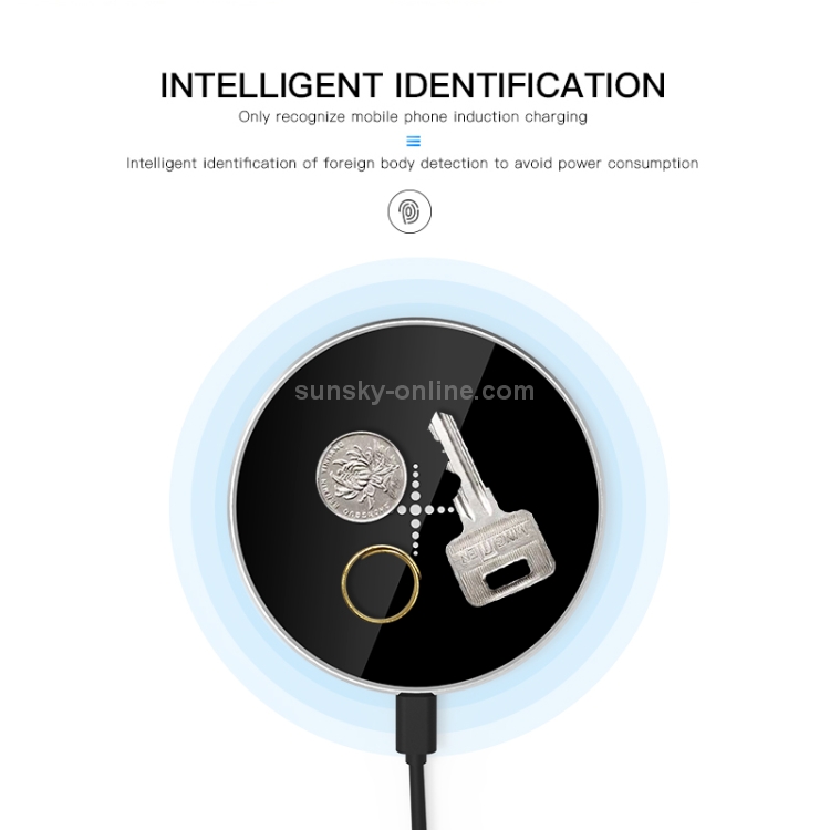 10W Desktop Intelligent Rapid Wireless Charger Fast Chargering Pad ABS & Aluminum Alloy & Packing Cloth,FT01-C(White) 10W Desktop Intelligent Rapid Wireless Charger Fast Chargering Pad ABS & Aluminum Alloy & Packing Cloth,FT01-C(White)
