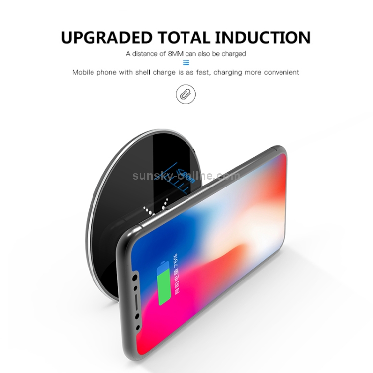 10W Desktop Intelligent Rapid Wireless Charger Fast Chargering Pad ABS & Aluminum Alloy & Packing Cloth,FT01-C(White) 10W Desktop Intelligent Rapid Wireless Charger Fast Chargering Pad ABS & Aluminum Alloy & Packing Cloth,FT01-C(White)