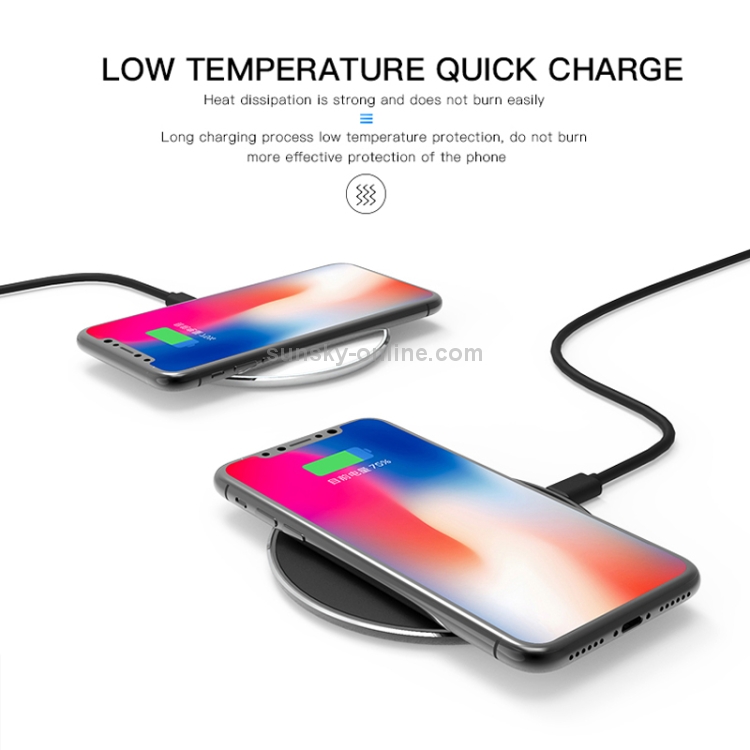 10W Desktop Intelligent Rapid Wireless Charger Fast Chargering Pad ABS & Aluminum Alloy & Packing Cloth,FT01-C(White) 10W Desktop Intelligent Rapid Wireless Charger Fast Chargering Pad ABS & Aluminum Alloy & Packing Cloth,FT01-C(White)
