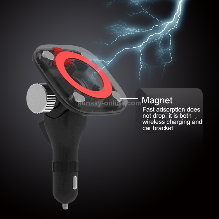 KT-c4 10W QI Standard Magnetic Suction Wireless Charger Bracket KT-c4 10W QI Standard Magnetic Suction Wireless Charger Bracket