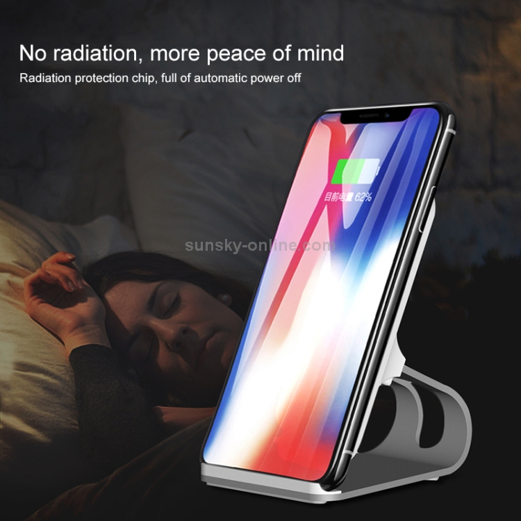 KEQU QI Standard Vertical Wireless Fast Charging Charger Desktop Mobile Phone Bracket KEQU QI Standard Vertical Wireless Fast Charging Charger Desktop Mobile Phone Bracket