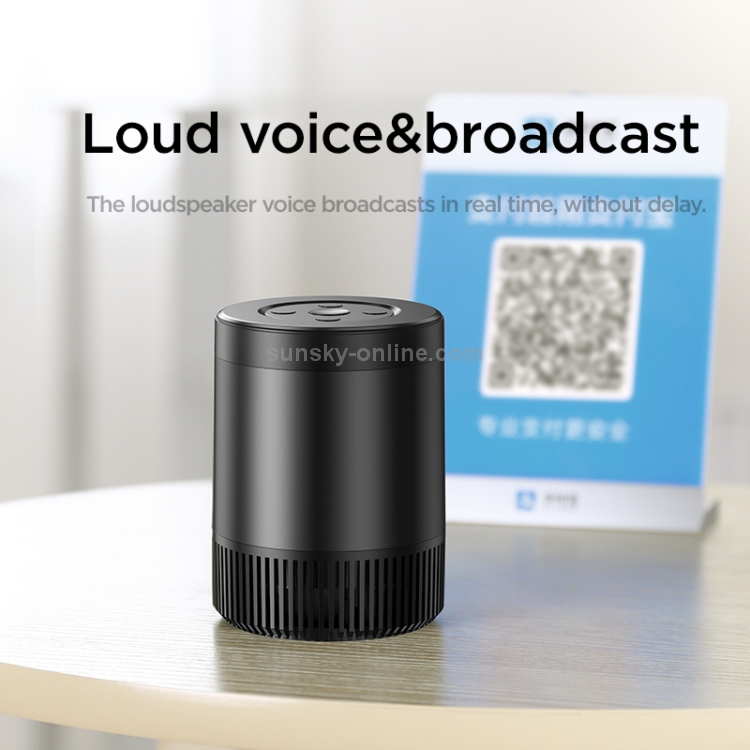 JOYROOM JR-M09 TWS Bluetooth 5.0 Mini Bluetooth Speaker (Black) JOYROOM JR-M09 TWS Bluetooth 5.0 Mini Bluetooth Speaker (Black)