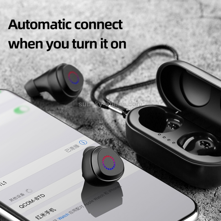 JOYROOM JR-TL1 Bluetooth 5.0 Bilateral TWS Wireless Earphone (Black) JOYROOM JR-TL1 Bluetooth 5.0 Bilateral TWS Wireless Earphone (Black)