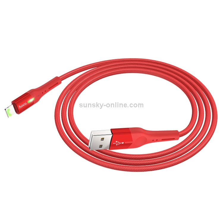 HOCO S24 USB to 8 Pin Interface Celestial Charging Data Cable, Length: 1.2m (Red) HOCO S24 USB to 8 Pin Interface Celestial Charging Data Cable, Length: 1.2m (Red)