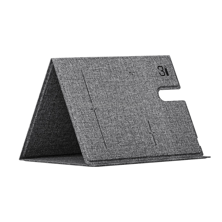 ROCK 3 in 1 Leather Portable Folding Wireless Charger for iPhone + iWatch + AirPods (Grey) ROCK 3 in 1 Leather Portable Folding Wireless Charger for iPhone + iWatch + AirPods (Grey)