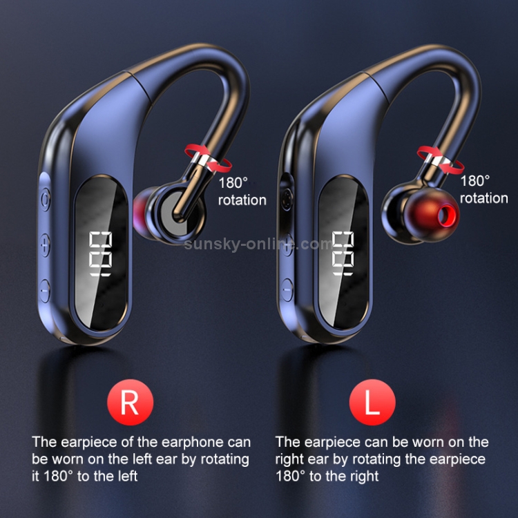 kj10 Bluetooth 5.0 TWS Hanging Ear Style Sport Wireless Bluetooth Earphone (Black) kj10 Bluetooth 5.0 TWS Hanging Ear Style Sport Wireless Bluetooth Earphone (Black)
