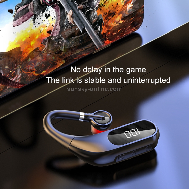 kj10 Bluetooth 5.0 TWS Hanging Ear Style Sport Wireless Bluetooth Earphone (Black) kj10 Bluetooth 5.0 TWS Hanging Ear Style Sport Wireless Bluetooth Earphone (Black)