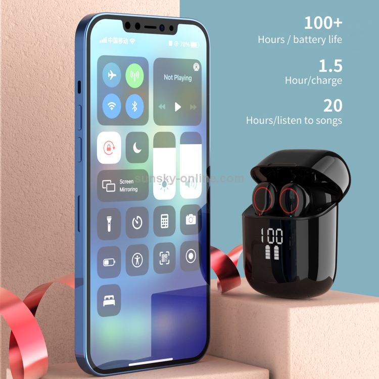 L31 pro Bluetooth 5.0 TWS Digital Display Touch Wireless Bluetooth Earphone (Black) L31 pro Bluetooth 5.0 TWS Digital Display Touch Wireless Bluetooth Earphone (Black)