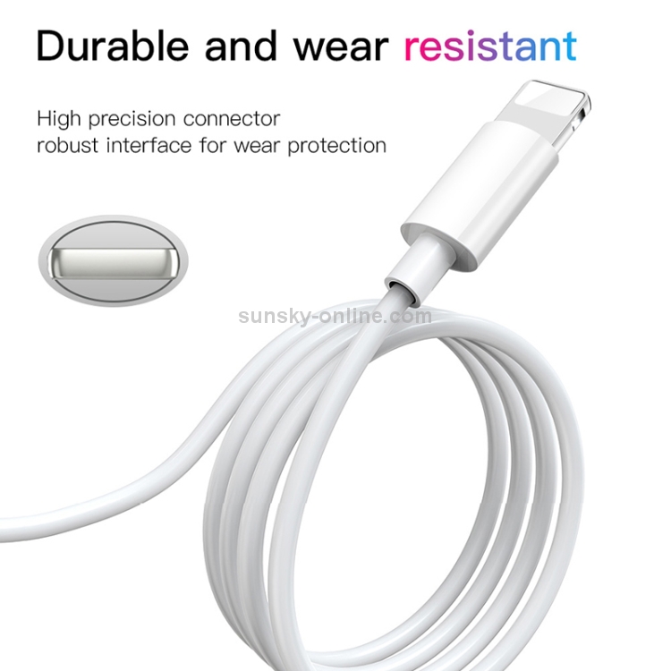JOYROOM JR-S113 Ben Series 2A 8 Pin Quick Charging Cable, Upgrade Version, Length : 25cm (White) JOYROOM JR-S113 Ben Series 2A 8 Pin Quick Charging Cable, Upgrade Version, Length : 25cm (White)