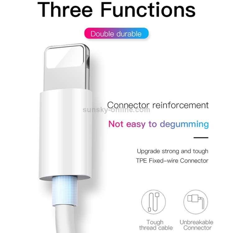 JOYROOM JR-S113 Ben Series 2A 8 Pin Quick Charging Cable, Upgrade Version, Length : 25cm (White) JOYROOM JR-S113 Ben Series 2A 8 Pin Quick Charging Cable, Upgrade Version, Length : 25cm (White)