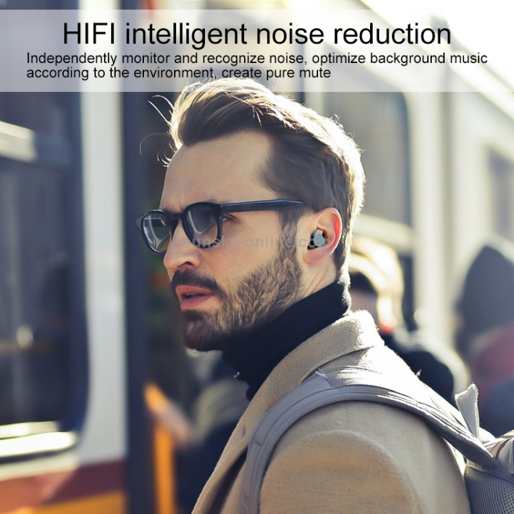 G06 TWS Noise Cancelling V5.0 Wireless Stereo Bluetooth Headset with Charging Case and LED Display(Black) G06 TWS Noise Cancelling V5.0 Wireless Stereo Bluetooth Headset with Charging Case and LED Display(Black)