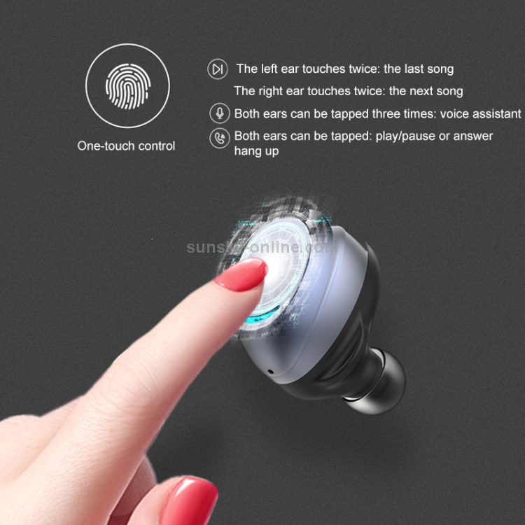 U9 TWS Bluetooth Earphone with Magnetic Charging Box, Support Call & Battery Display Function(Black) U9 TWS Bluetooth Earphone with Magnetic Charging Box, Support Call & Battery Display Function(Black)