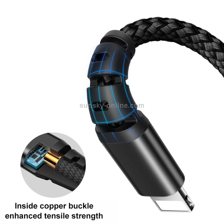 4 in 1 Mcdodo CA-6230 Armor Series Micro USB + 8 Pin + 8 Pin + Type-C to USB Cable, Length: 1.2m (Black) 4 in 1 Mcdodo CA-6230 Armor Series Micro USB + 8 Pin + 8 Pin + Type-C to USB Cable, Length: 1.2m (Black)